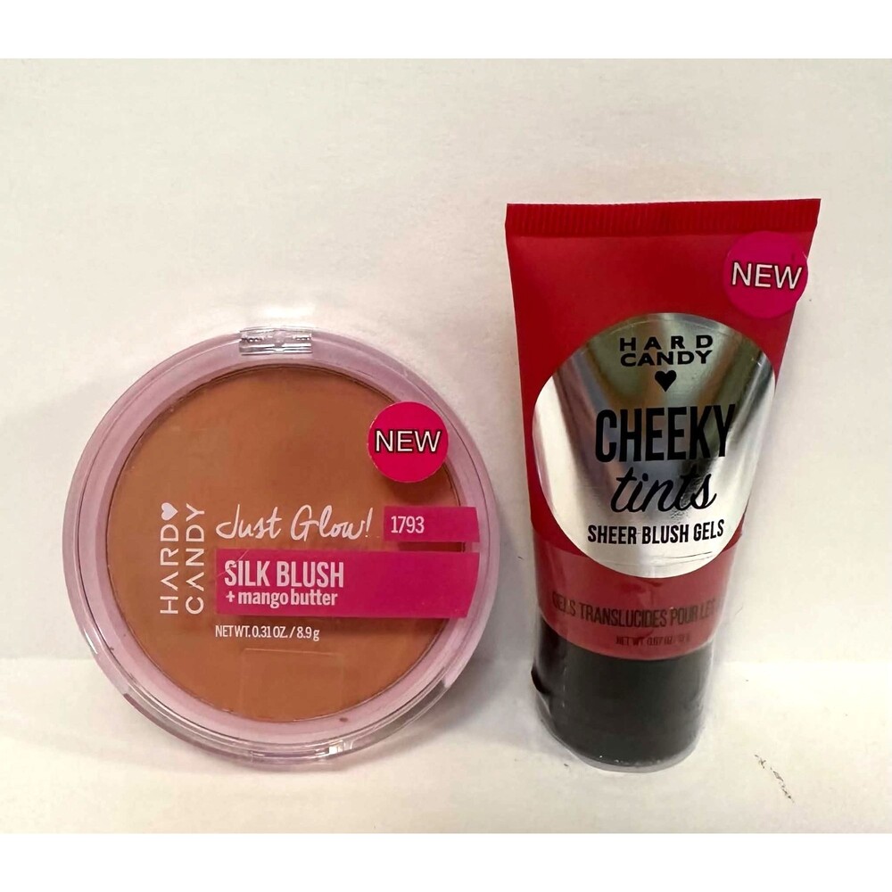 Bundle Hard Candy Blush Gel Geisha and Blush Powder 1793 Cheek Me Out NEW SEALED